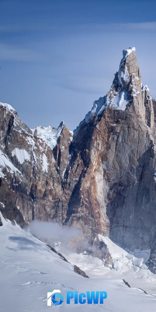 Cerro Torre Mountain range 3K Mobile Wallpaper