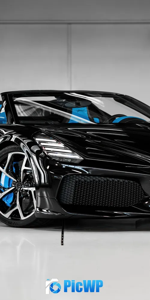 Bugatti W16 Mistral Hypercar 3K Mobile Wallpaper