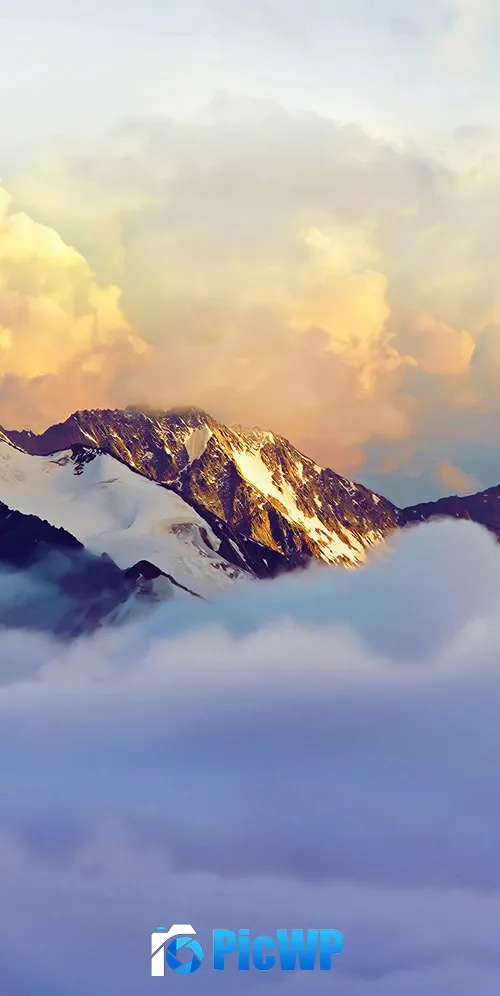 Alps Snow mountains 3K Mobile Wallpaper