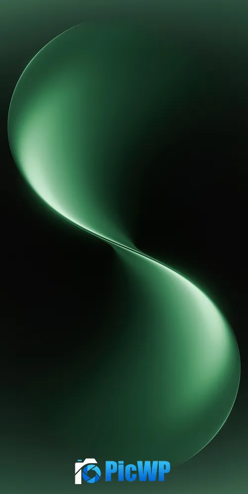 Dark green Gradient background 3K Mobile Wallpaper