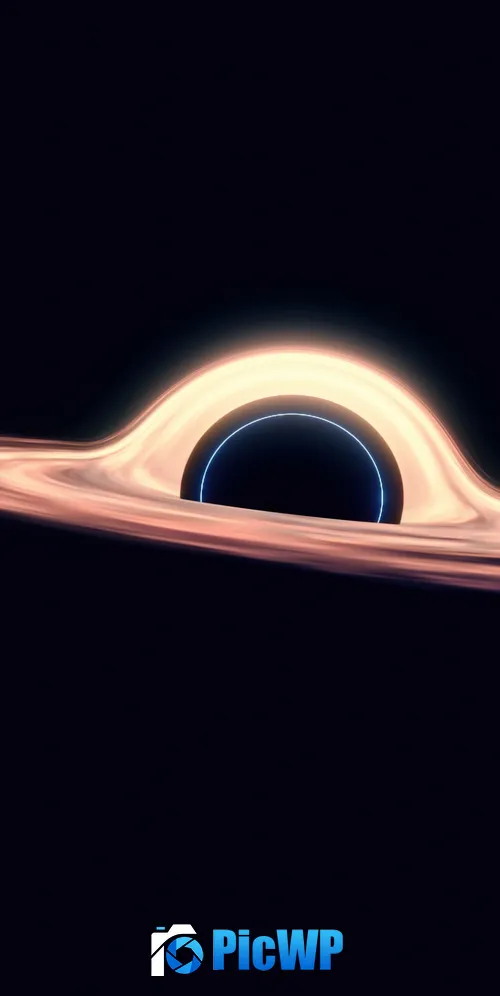 Sagittarius A Black hole 3K Mobile Wallpaper