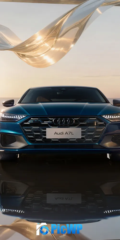 Audi A7L 55 TFSI quattro S line 3K Mobile Wallpaper