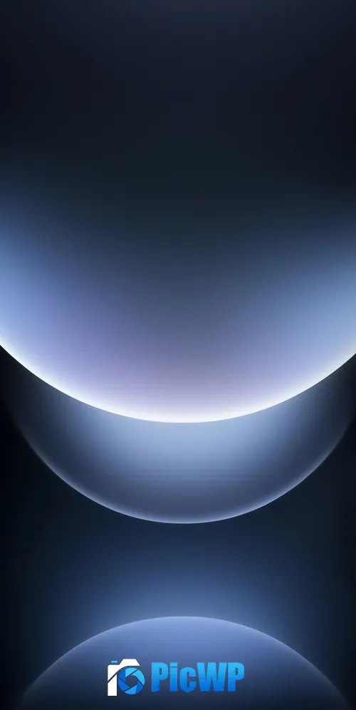 Blue abstract Spheres 3K Mobile Wallpaper