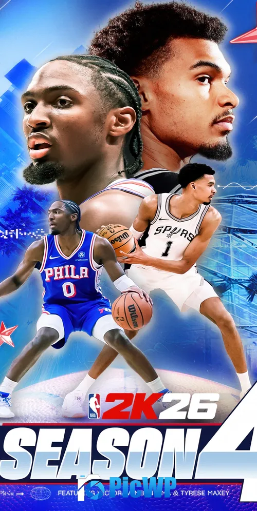 NBA 2026 Season 4 3K Mobile Wallpaper