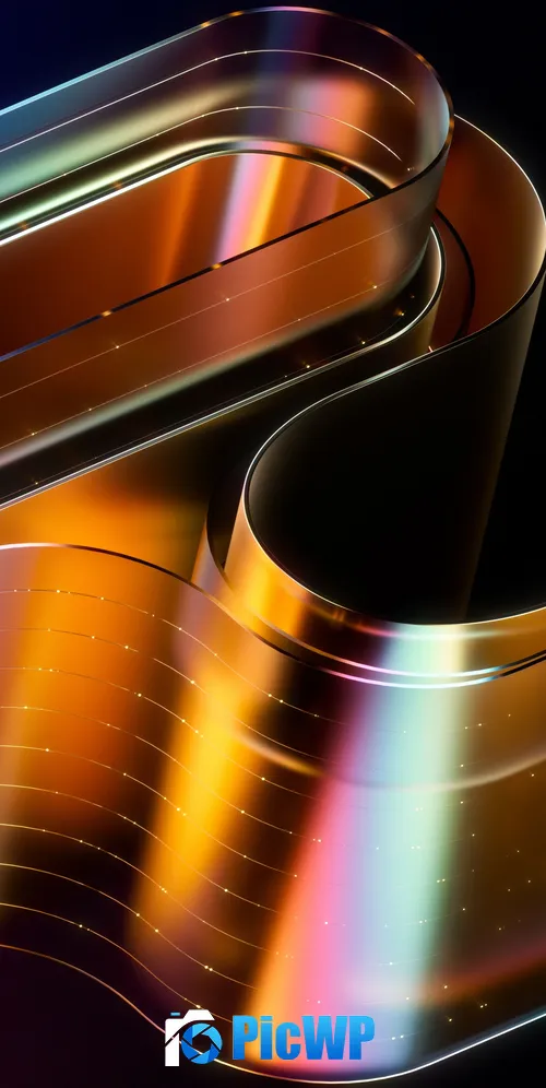 Curves Digital Art 3K Mobile Wallpaper