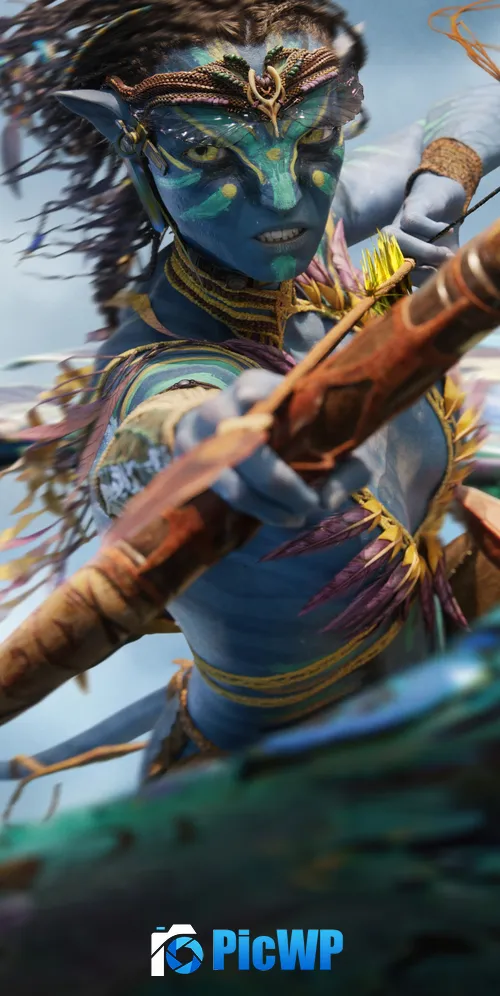 Avatar: Fire and Ash Neytiri 3K Mobile Wallpaper
