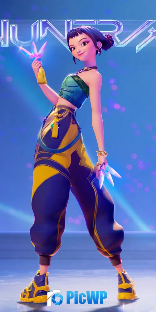 Zoey (Huntrix) 3K Mobile Wallpaper