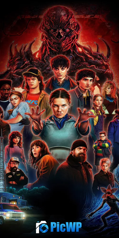 Stranger Things - Season 5 3K Mobile Wallpaper