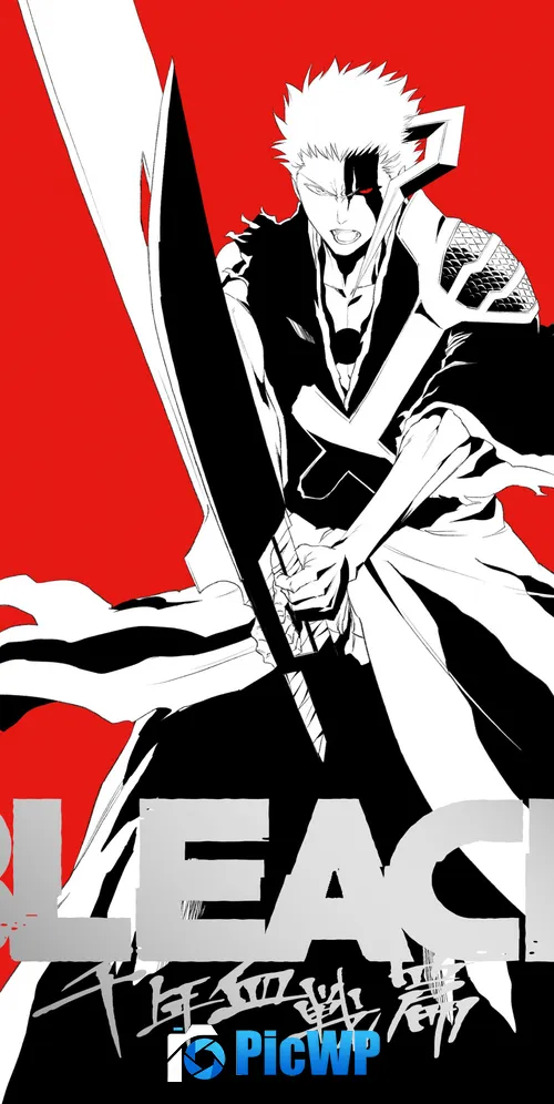 Bleach: Thousand-Year Blood War Red background 3K Mobile Wallpaper