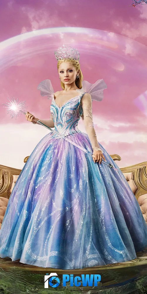 Wicked: For Good Glinda 3K Mobile Wallpaper