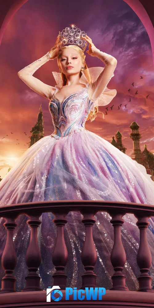 Wicked: For Good Ariana Grande 3K Mobile Wallpaper