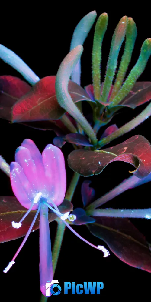 macOS Mojave Honeysuckle 3K Mobile Wallpaper