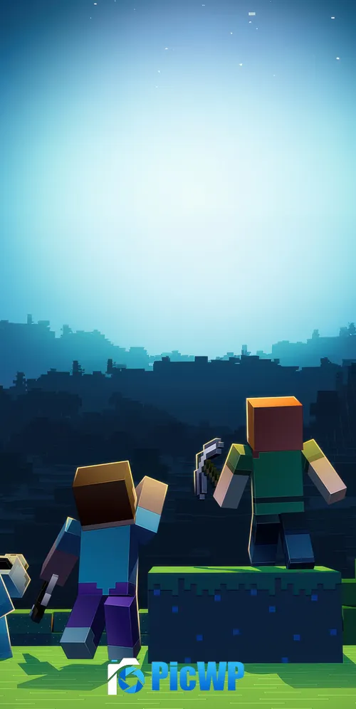 Minecraft 10th Anniversary 3K Mobile Wallpaper