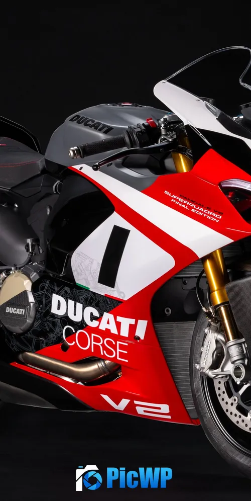 Ducati Panigale V2 Superquadro Final Edition 3K Mobile Wallpaper