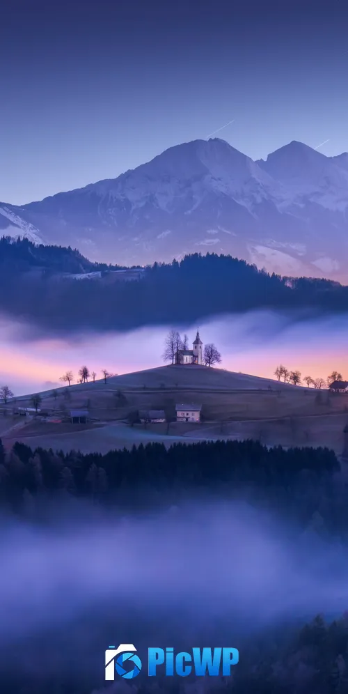 Slovenia Hilltop 3K Mobile Wallpaper