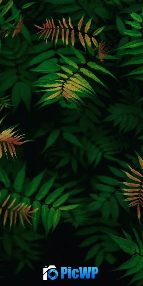 Green leaves Foliage 3K Mobile Wallpaper