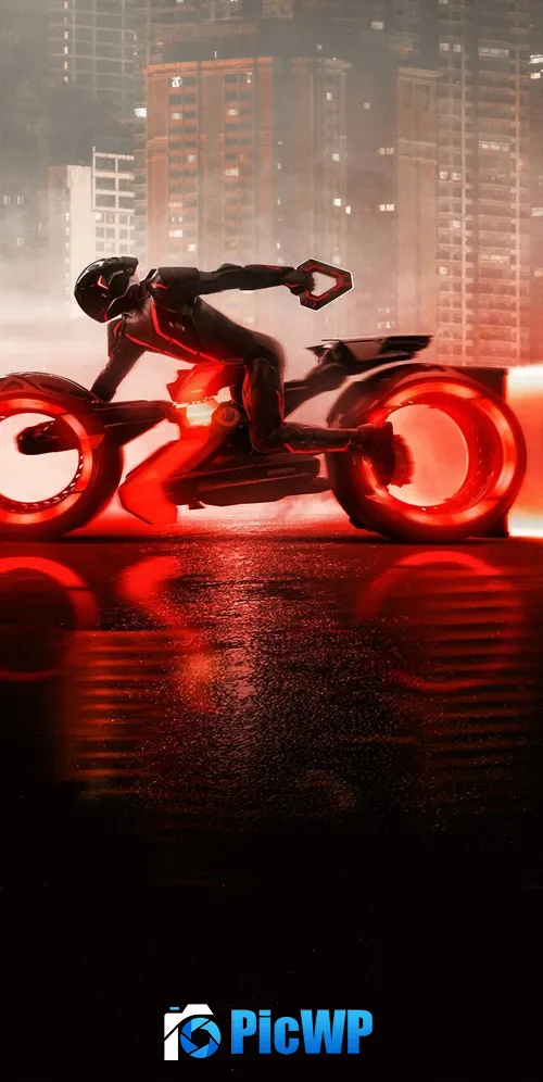 Tron: Ares Movie poster 3K Mobile Wallpaper
