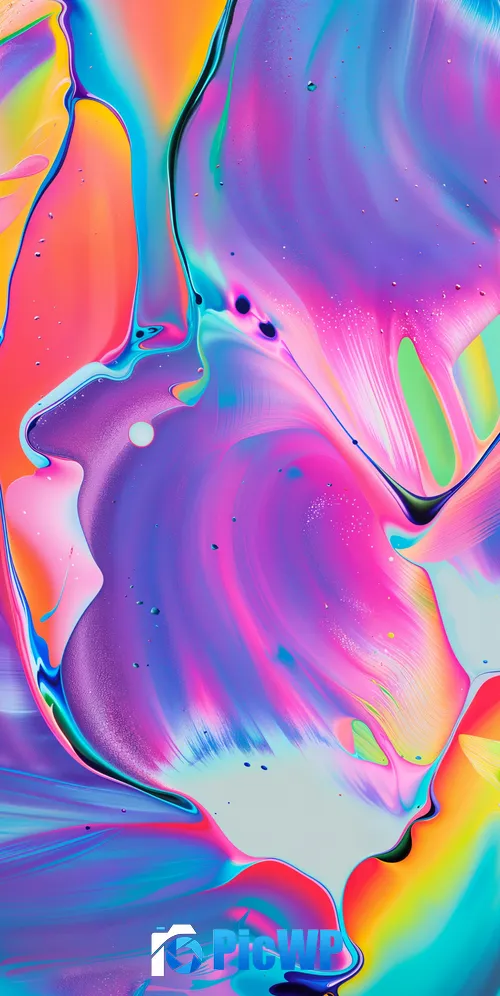 Abstract art Vibrant 3K Mobile Wallpaper
