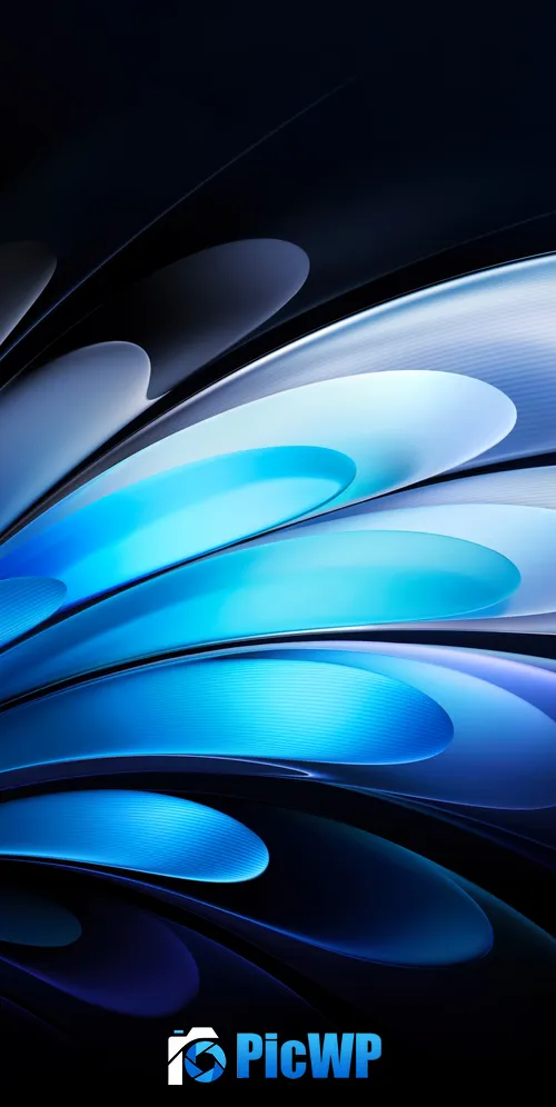 Vivo Pad Blue abstract 3K Mobile Wallpaper