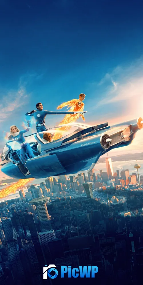 The Fantastic Four: First Steps Movie poster 3K Mobile Wallpaper