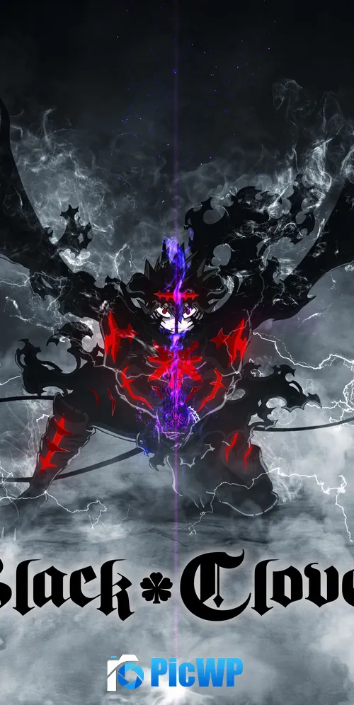 Black Asta Black Clover 3K Mobile Wallpaper