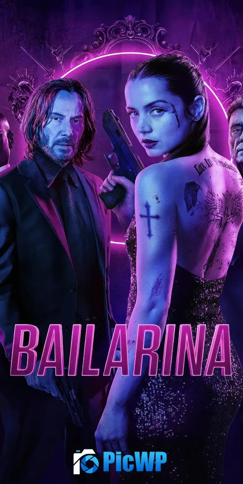 Ballerina John Wick 3K Mobile Wallpaper