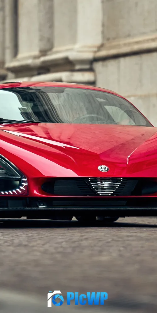 Alfa Romeo 33 Stradale Supercar 3K Mobile Wallpaper