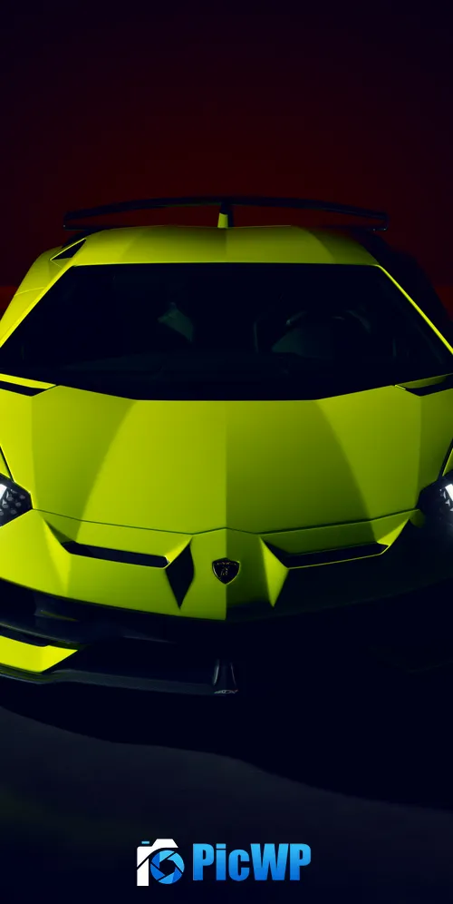 Lamborghini Aventador SVJ Supercar 3K Mobile Wallpaper