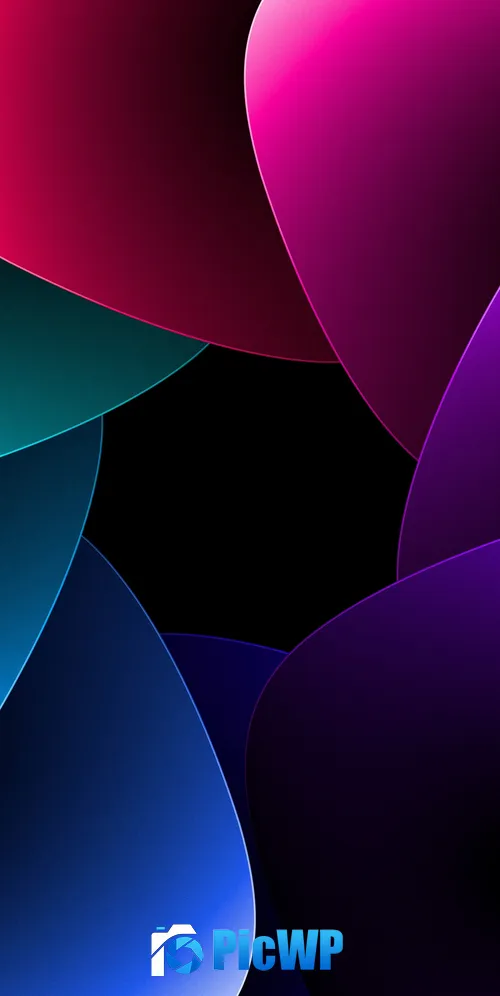 Aperture Gradient Abstract 3K Mobile Wallpaper