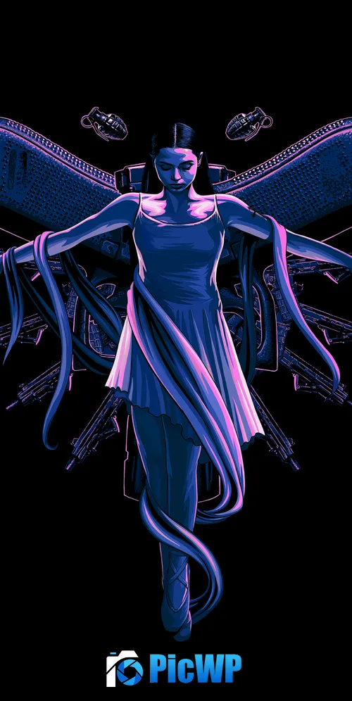 Ballerina AMOLED 3K Mobile Wallpaper