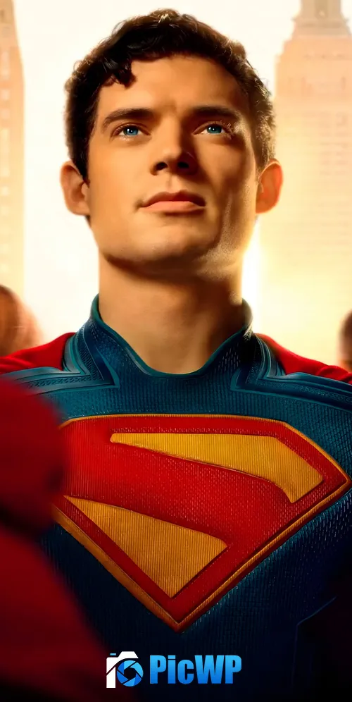 Superman (2025) Key Art 3K Mobile Wallpaper