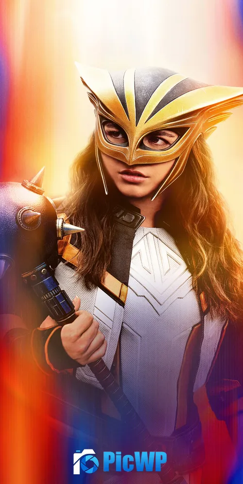 Isabela Merced Hawkgirl 3K Mobile Wallpaper