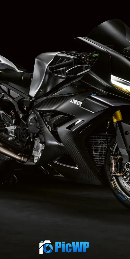 BMW Motorrad Concept RR Dark aesthetic 3K Mobile Wallpaper