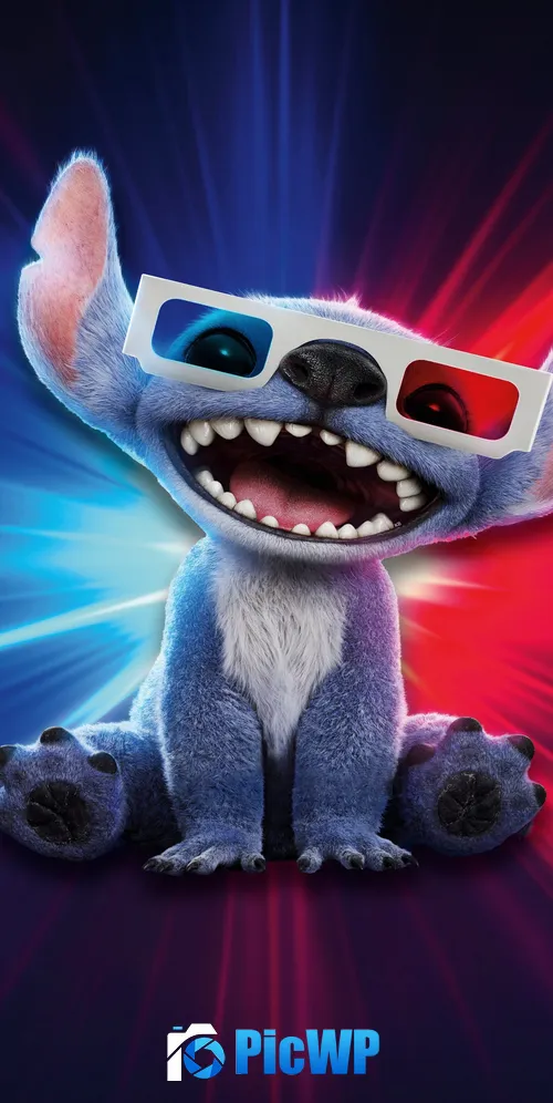 Lilo & Stitch 3D 3K Mobile Wallpaper