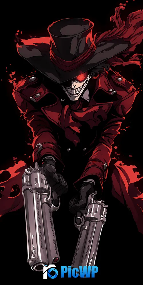Alucard Guns 3K Mobile Wallpaper