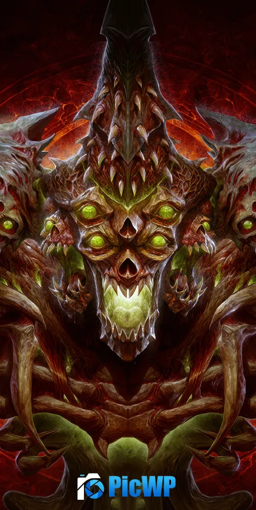Diablo IV Belial’s Return Key Art 3K Mobile Wallpaper