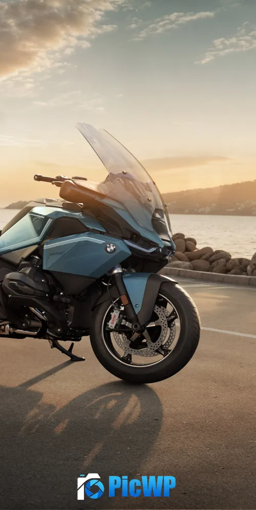 BMW R 1300 RT Option 719 Camargue 2025 3K Mobile Wallpaper