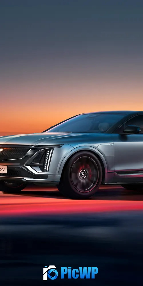 Cadillac Lyriq-V 2025 3K Mobile Wallpaper