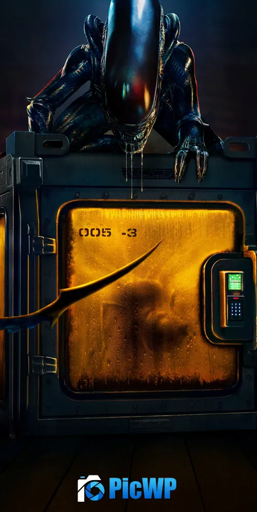 Alien: Earth Crate 3K Mobile Wallpaper