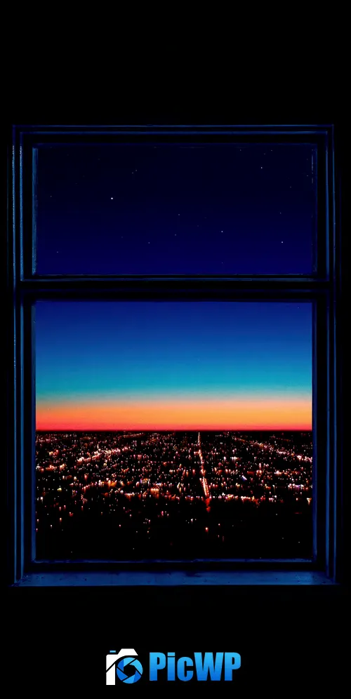 Dark aesthetic City night 3K Mobile Wallpaper