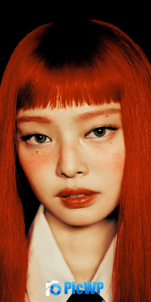 Jennie Ruby red 3K Mobile Wallpaper