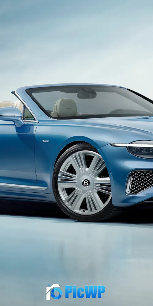 Bentley Continental GT Azure Convertible 2025 3K Mobile Wallpaper