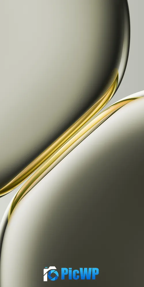 Golden yellow Gradient Abstract 3K Mobile Wallpaper