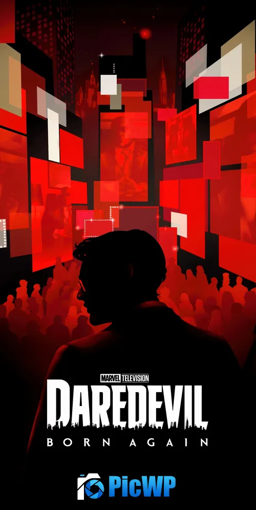 Daredevil: Born Again Dark aesthetic 3K Mobile Wallpaper