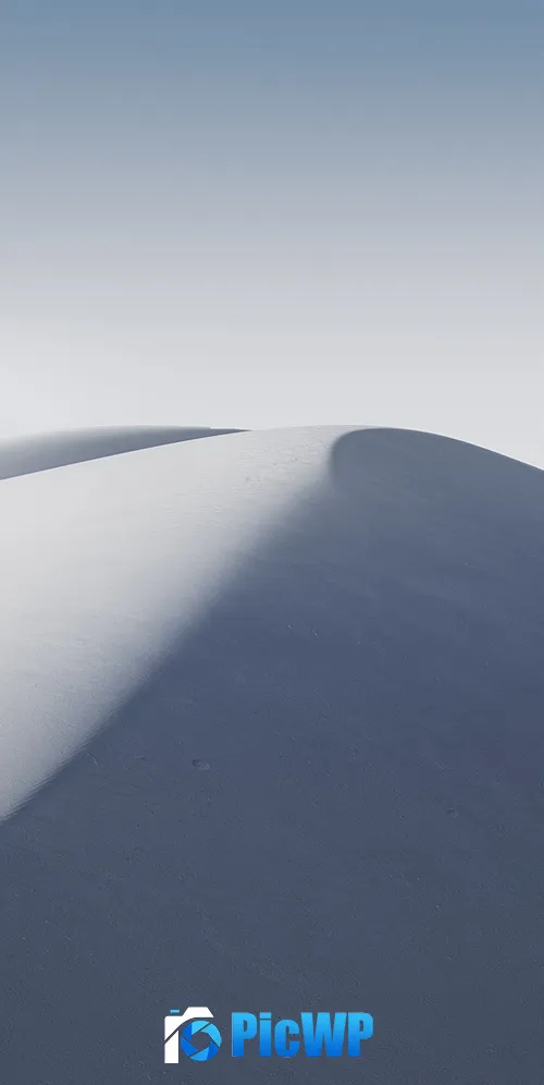 Sand Dunes White aesthetic 3K Mobile Wallpaper