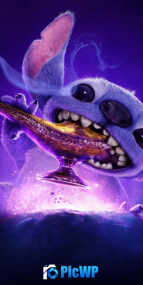 Lilo & Stitch Aladdin 3K Mobile Wallpaper