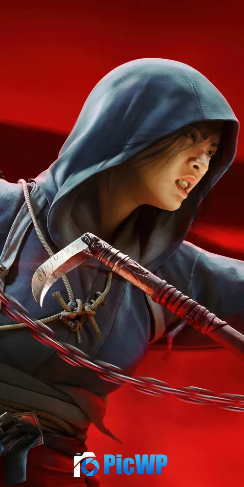 Naoe (Assassin's Creed Shadows) 3K Mobile Wallpaper