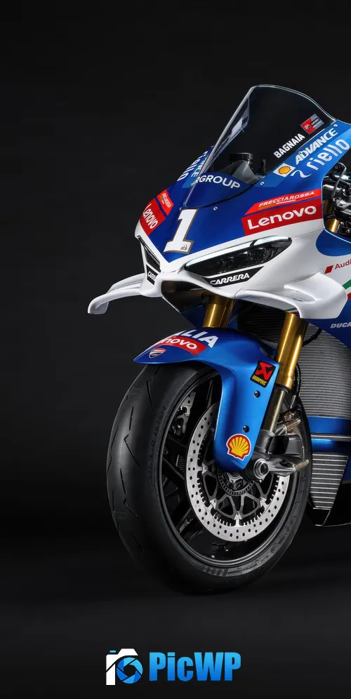 Ducati Panigale V4 Tricolore Italia 2025 3K Mobile Wallpaper