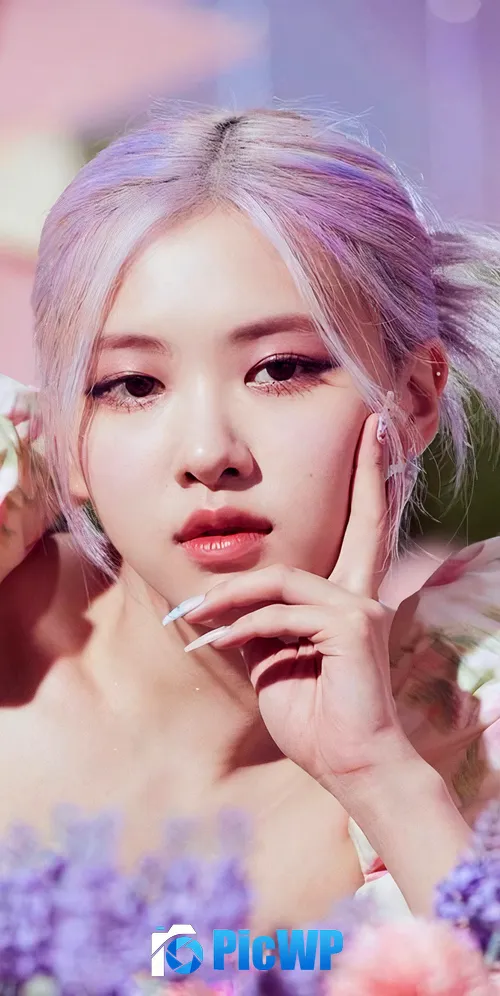 Rose (Blackpink) Pastel 3K Mobile Wallpaper