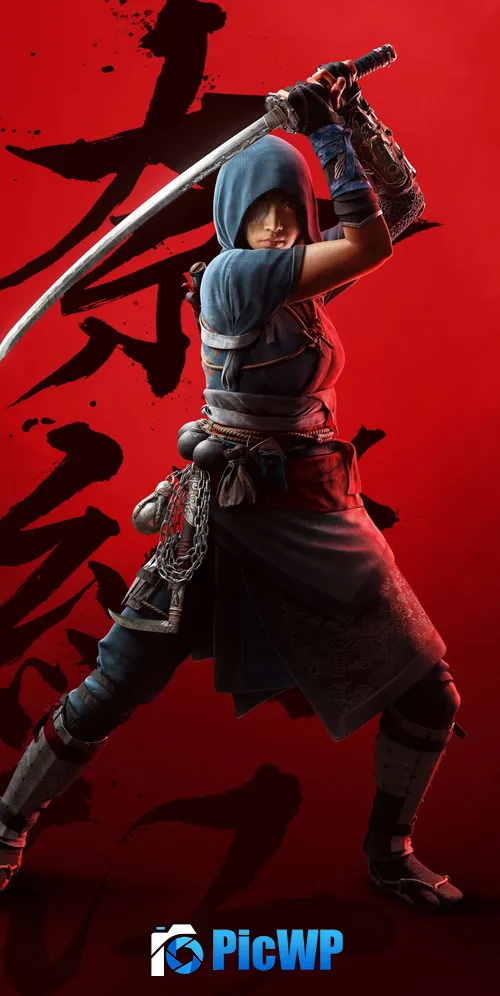 Assassin's Creed Shadows Naoe 3K Mobile Wallpaper